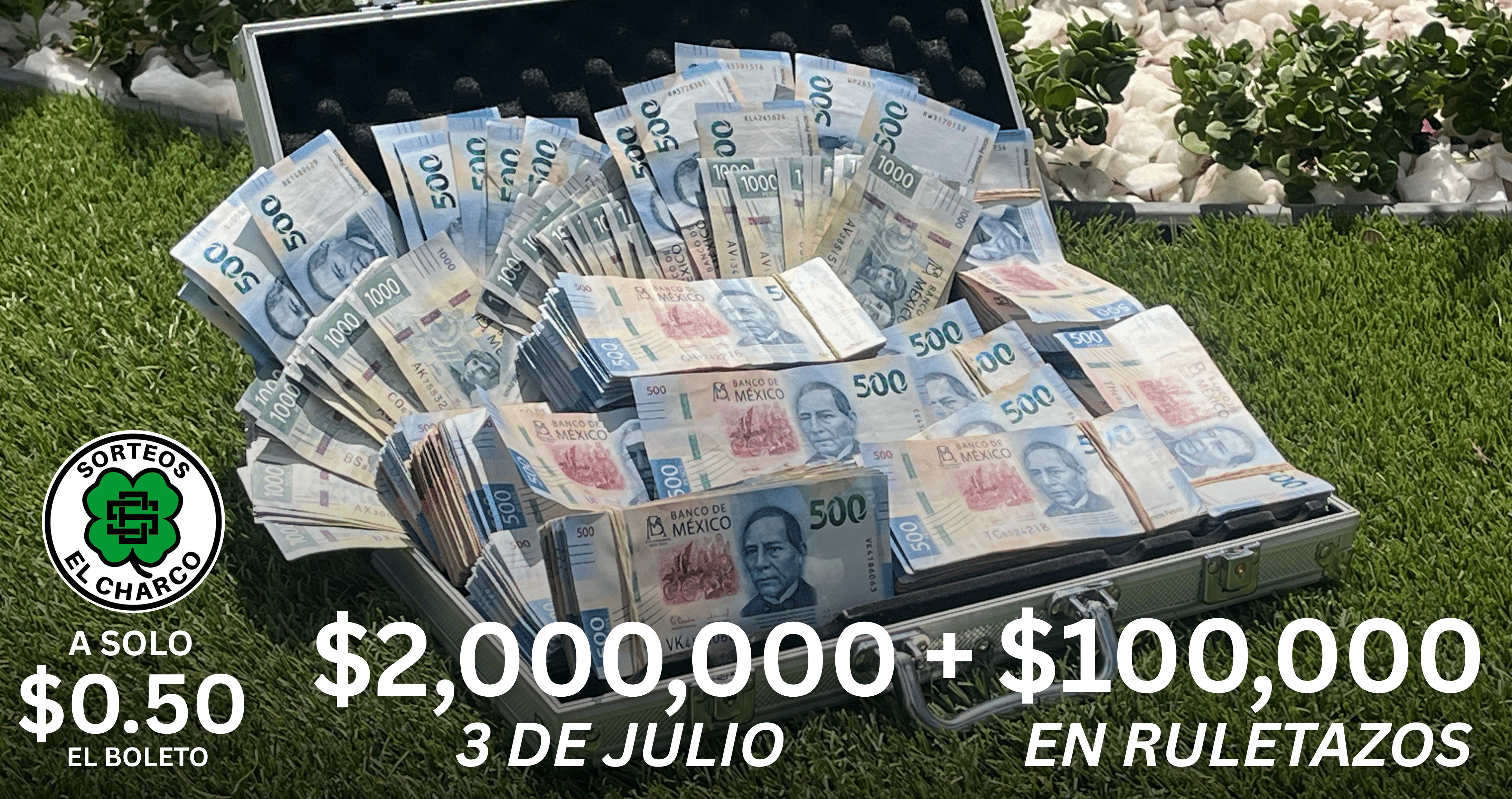Premio: Gran cantidad de dinero en efectivo