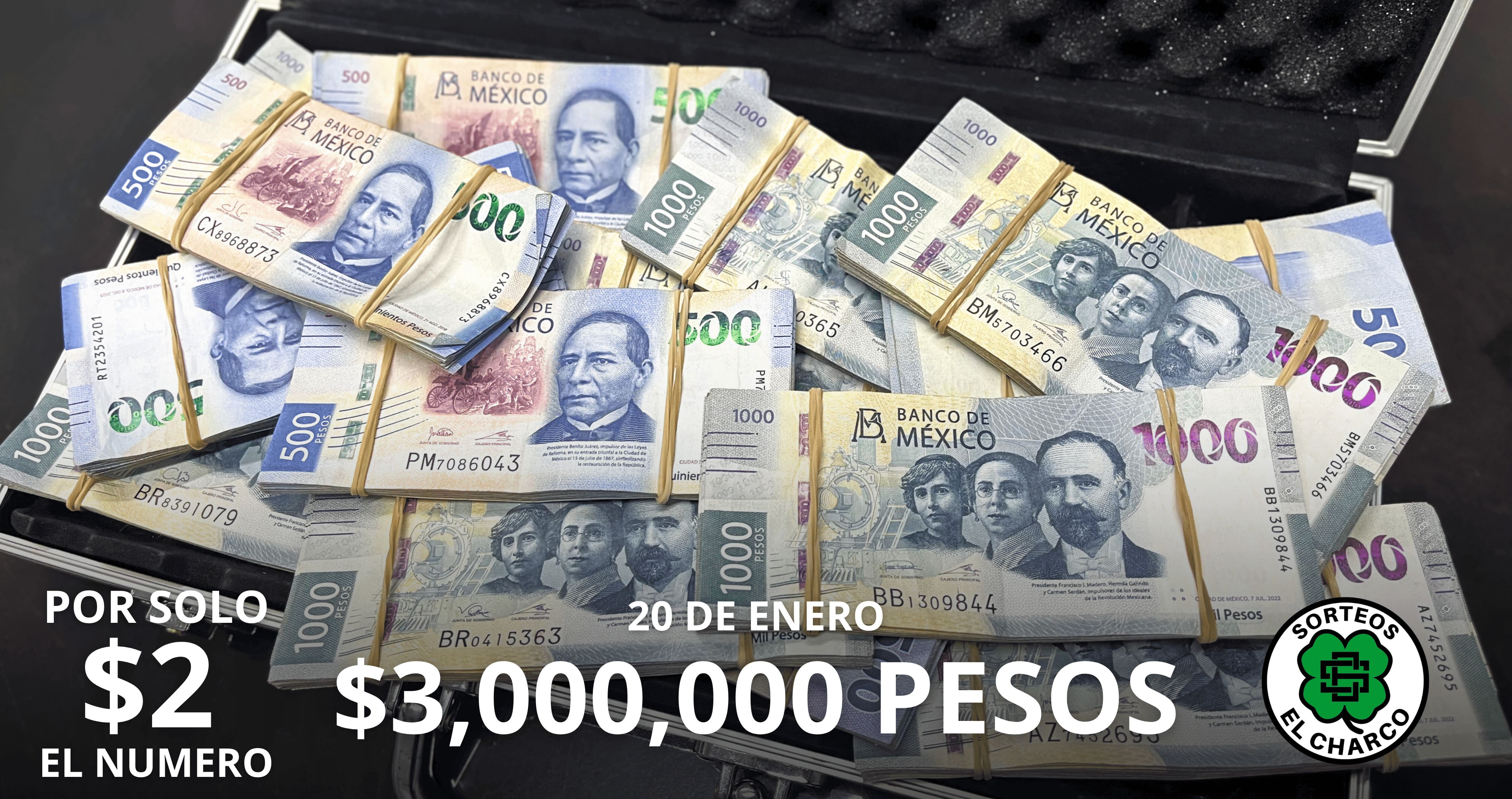 Premio: Gran cantidad de dinero en efectivo
