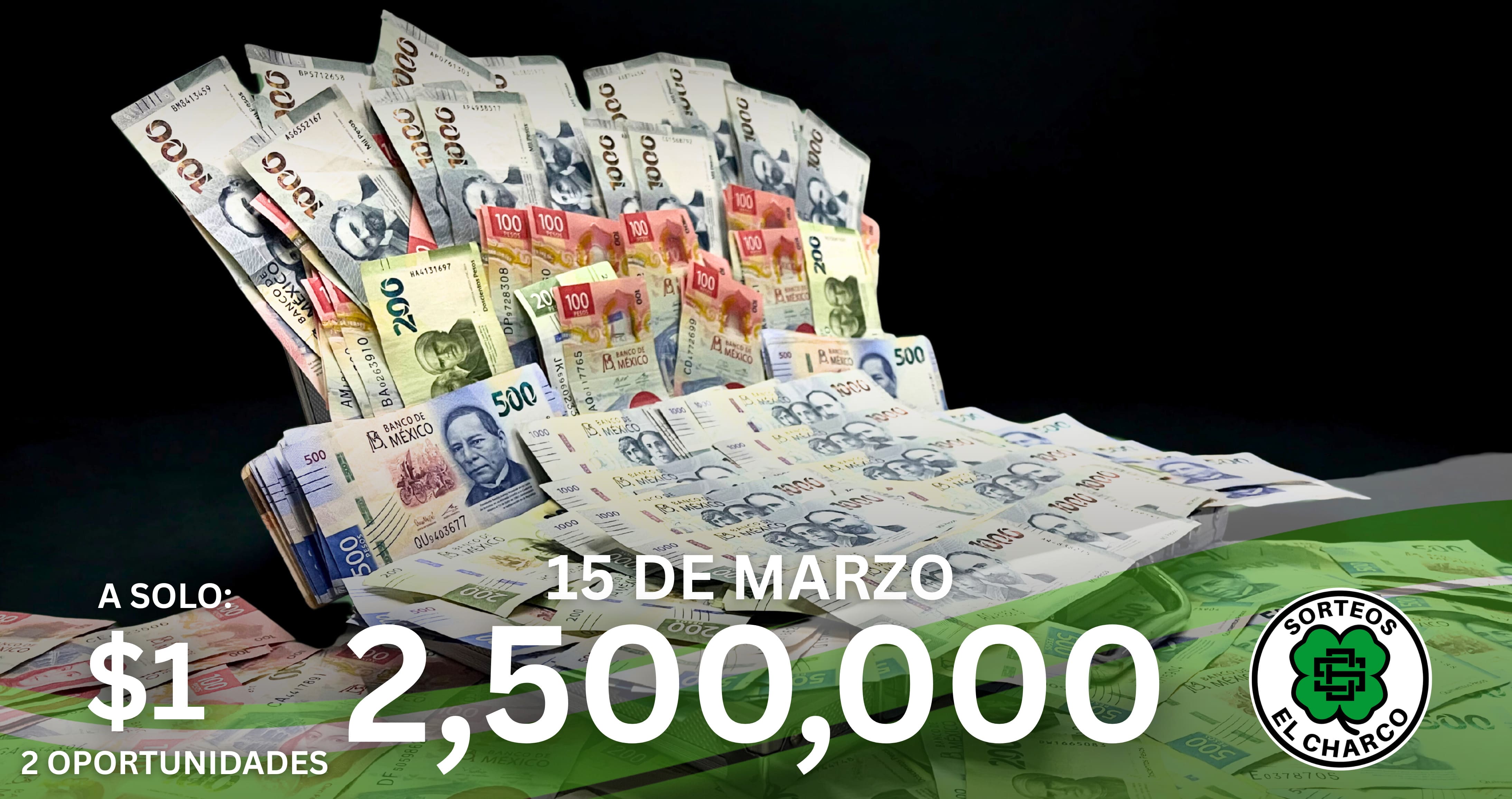 Premio: Gran cantidad de dinero en efectivo